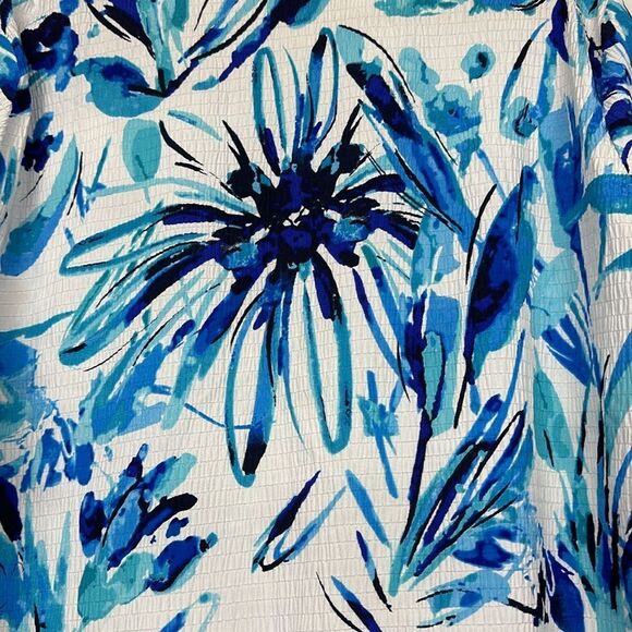 ALIA Button Up Shirt Women's Plus Short Sleeve Floral Print Sz 20W  boho - Picture 6 of 7